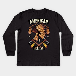 American Native Kids Long Sleeve T-Shirt